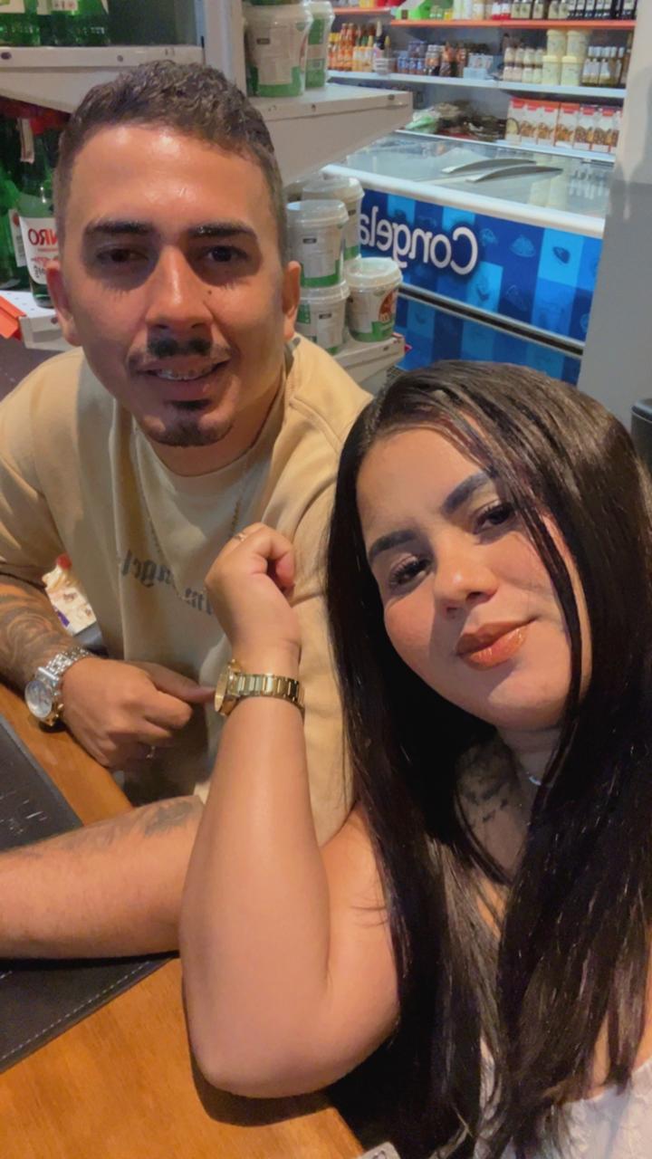 Selfie do casal